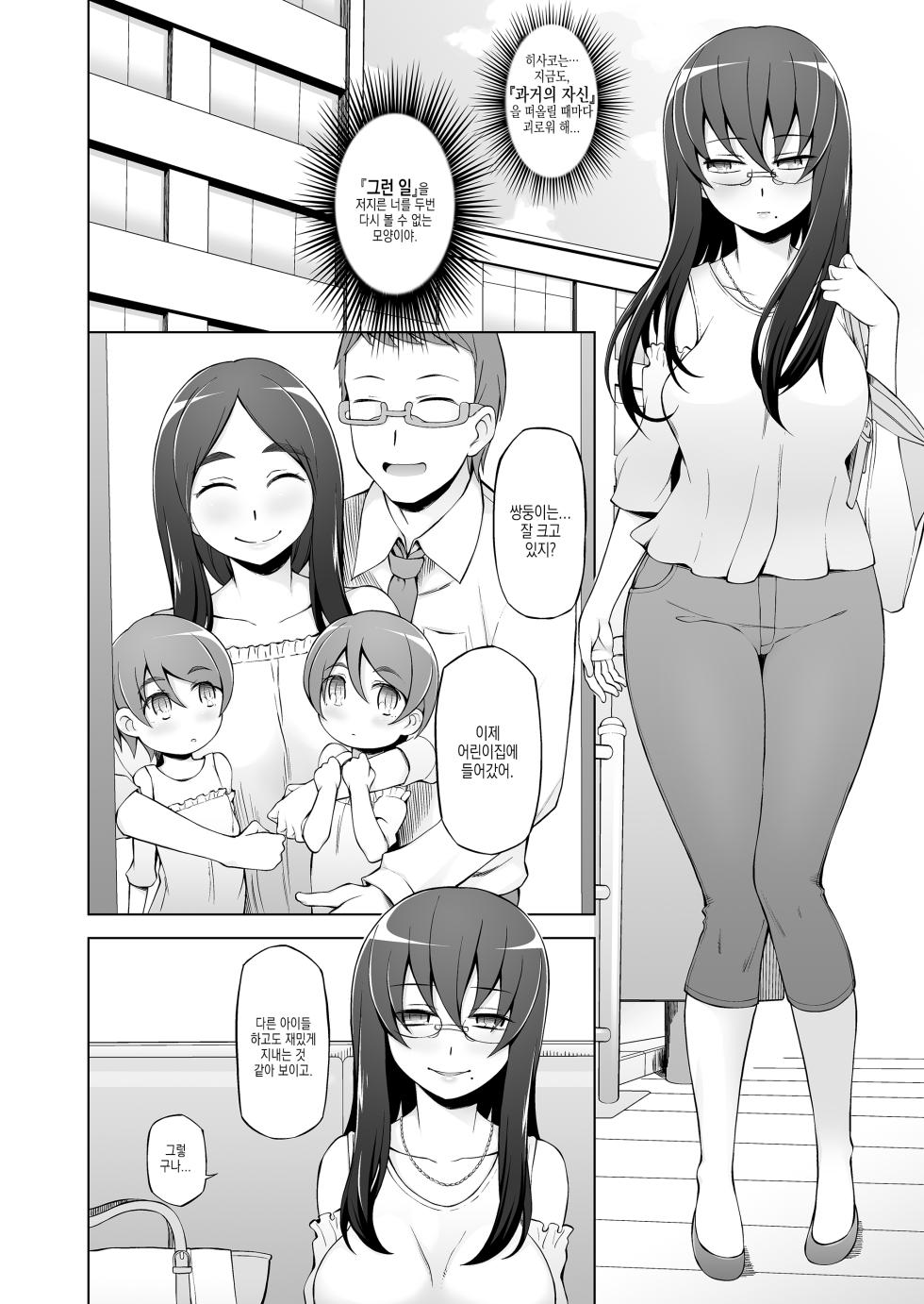 [Garakuta Shoujo (Miito Shido)] Hitozuma Kiriko no Choukyou Netorare Seikatsu ~Katsute Tsuma o Kegashita Otoko-tachi ga Futatabi Kanojo no Karada o Kuruwaseru~ | 유부녀·히사코의 조교 네토라레 생활 ~예전에 아내를 더럽힌 남자들이, 다시 그녀의 몸을 미치게 한다~ [Korean] - Page 5
