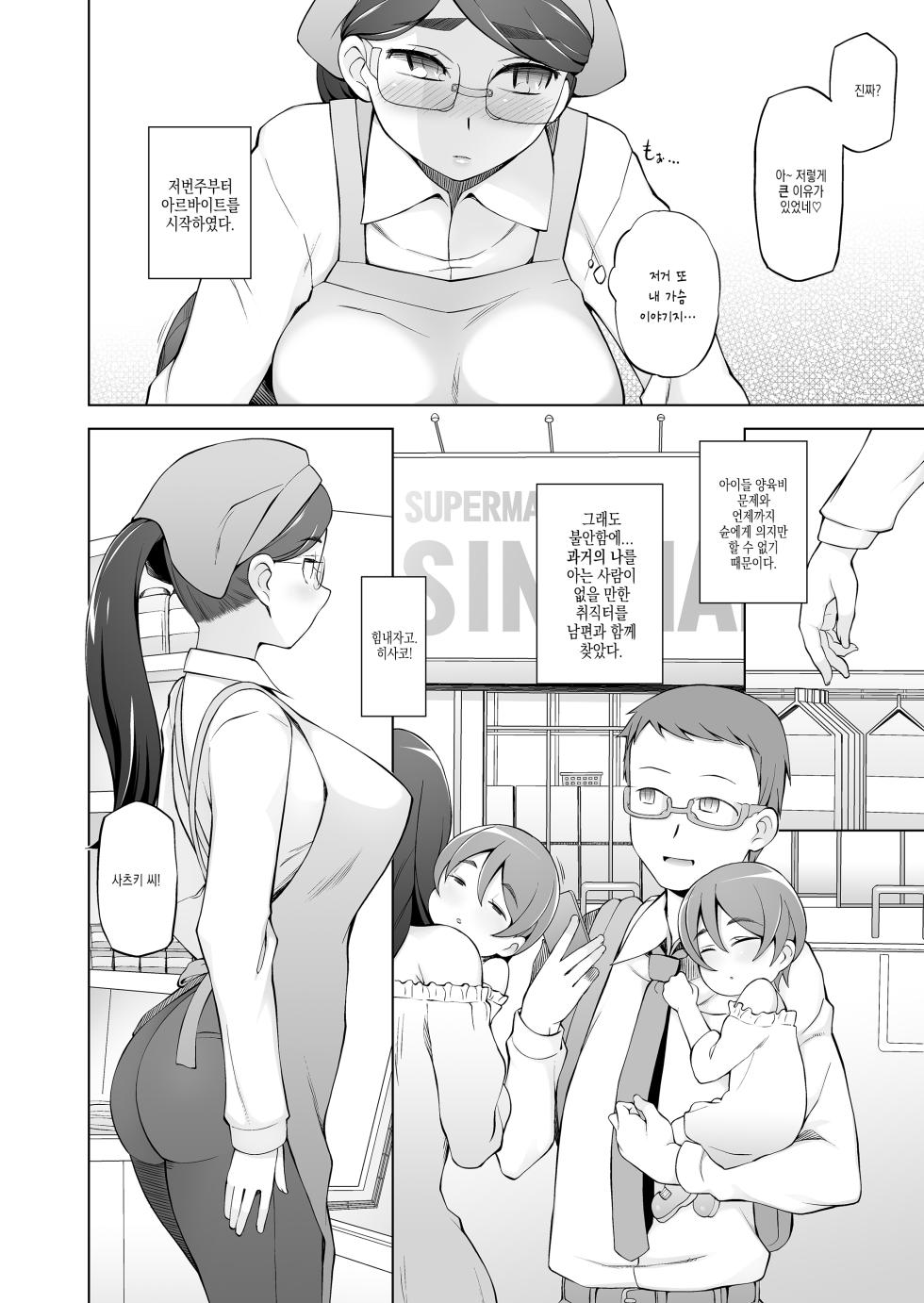 [Garakuta Shoujo (Miito Shido)] Hitozuma Kiriko no Choukyou Netorare Seikatsu ~Katsute Tsuma o Kegashita Otoko-tachi ga Futatabi Kanojo no Karada o Kuruwaseru~ | 유부녀·히사코의 조교 네토라레 생활 ~예전에 아내를 더럽힌 남자들이, 다시 그녀의 몸을 미치게 한다~ [Korean] - Page 7