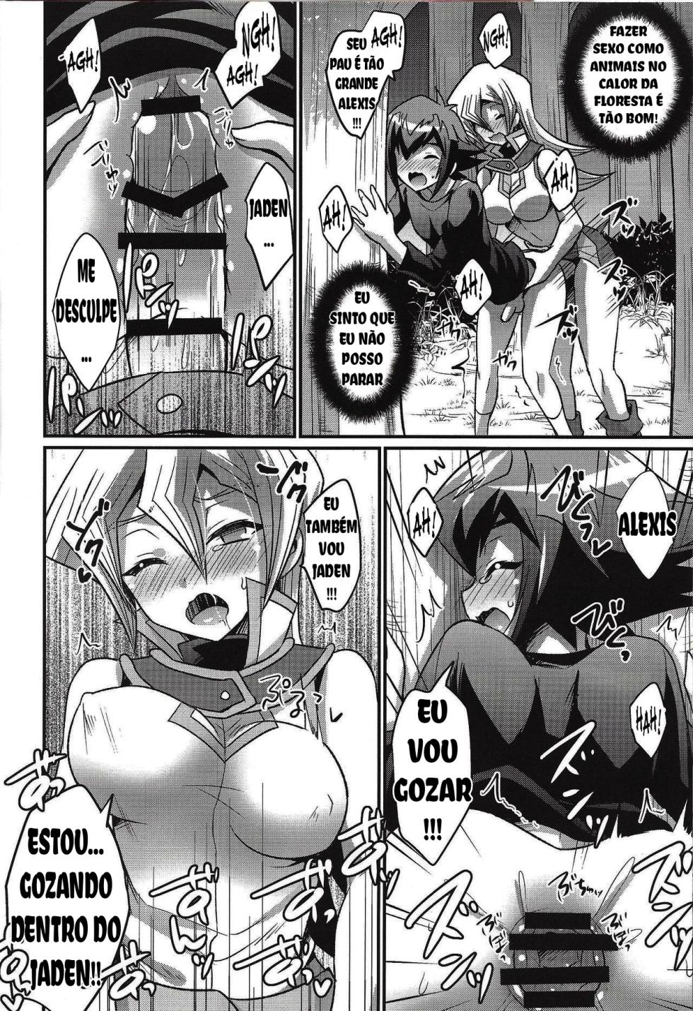 (Sennen Battle Phase 22) [HEATWAVE (Kaitou Yuuhi)] FUTANARIHEROINE x HERO (Yu-Gi-Oh! Series) [Portuguese-BR] - Page 14