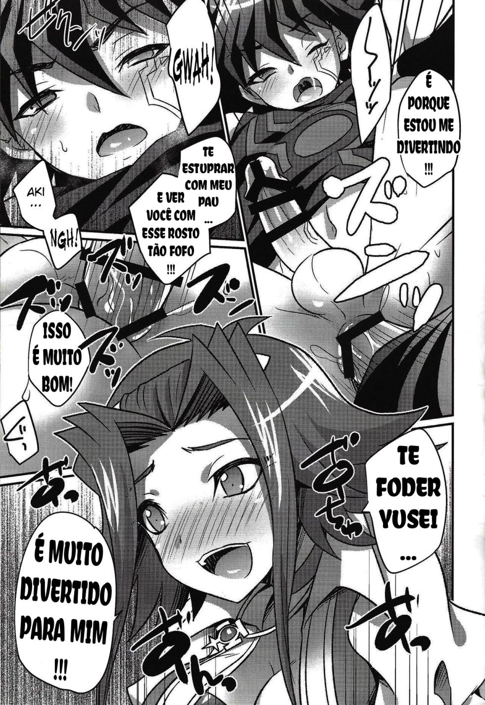 (Sennen Battle Phase 22) [HEATWAVE (Kaitou Yuuhi)] FUTANARIHEROINE x HERO (Yu-Gi-Oh! Series) [Portuguese-BR] - Page 19