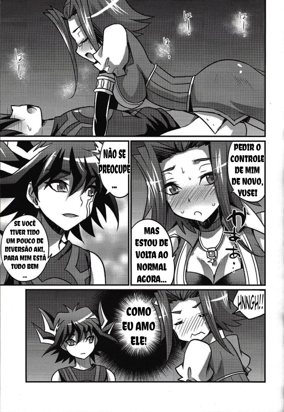 (Sennen Battle Phase 22) [HEATWAVE (Kaitou Yuuhi)] FUTANARIHEROINE x HERO (Yu-Gi-Oh! Series) [Portuguese-BR] - Page 21