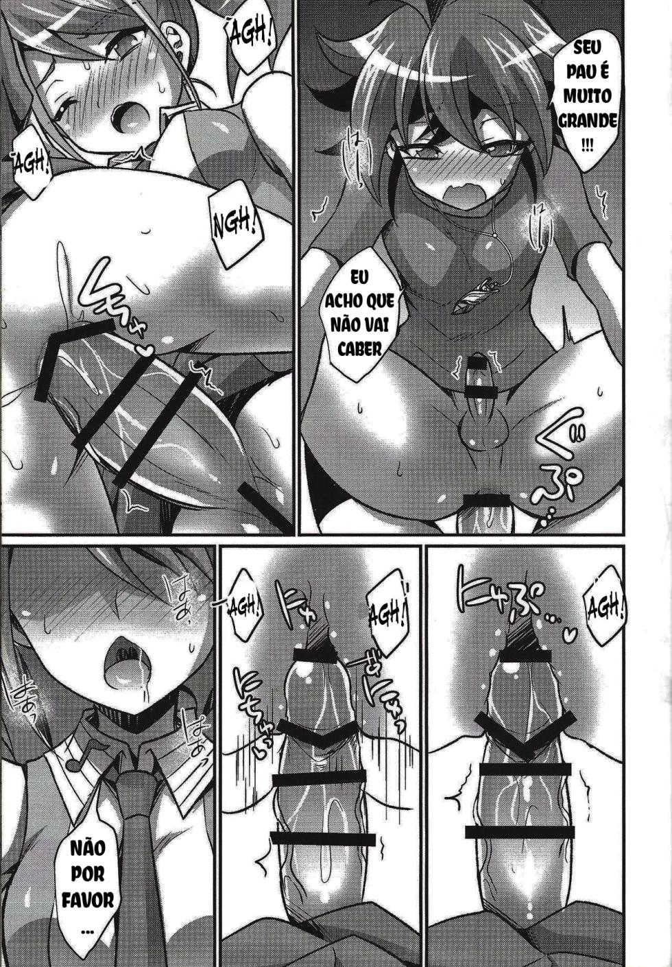 (Sennen Battle Phase 22) [HEATWAVE (Kaitou Yuuhi)] FUTANARIHEROINE x HERO (Yu-Gi-Oh! Series) [Portuguese-BR] - Page 31