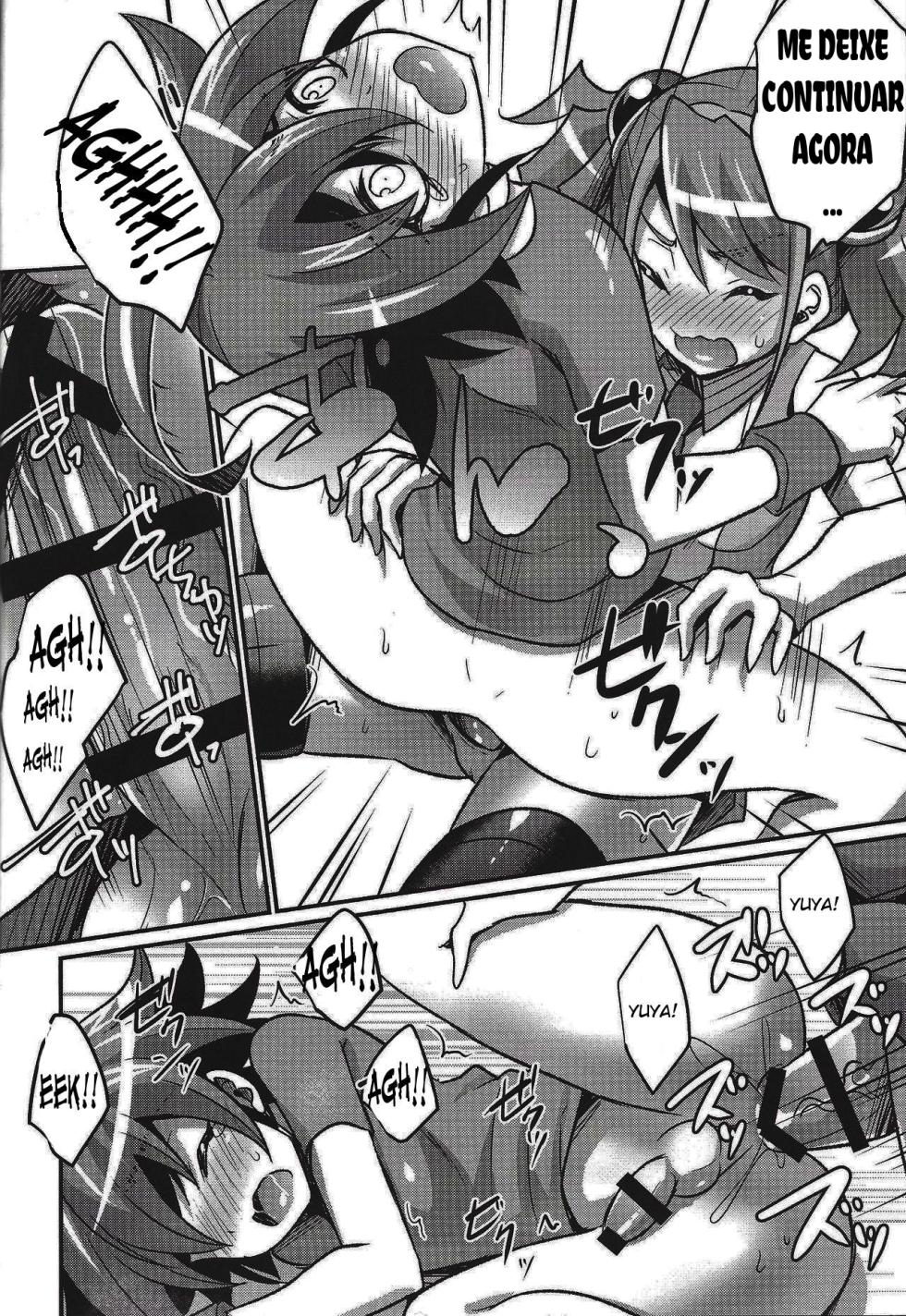 (Sennen Battle Phase 22) [HEATWAVE (Kaitou Yuuhi)] FUTANARIHEROINE x HERO (Yu-Gi-Oh! Series) [Portuguese-BR] - Page 32