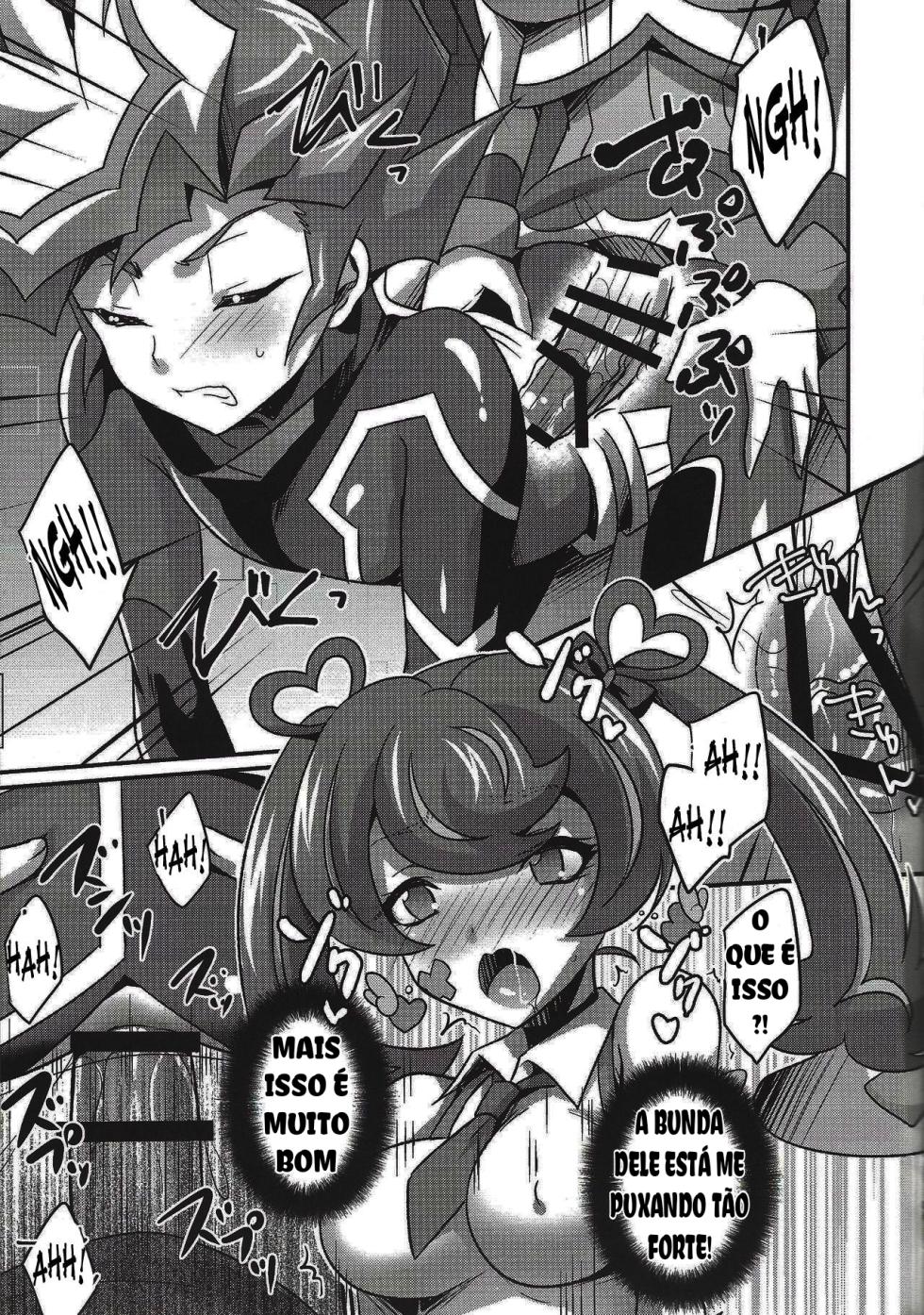 (Sennen Battle Phase 22) [HEATWAVE (Kaitou Yuuhi)] FUTANARIHEROINE x HERO (Yu-Gi-Oh! Series) [Portuguese-BR] - Page 37