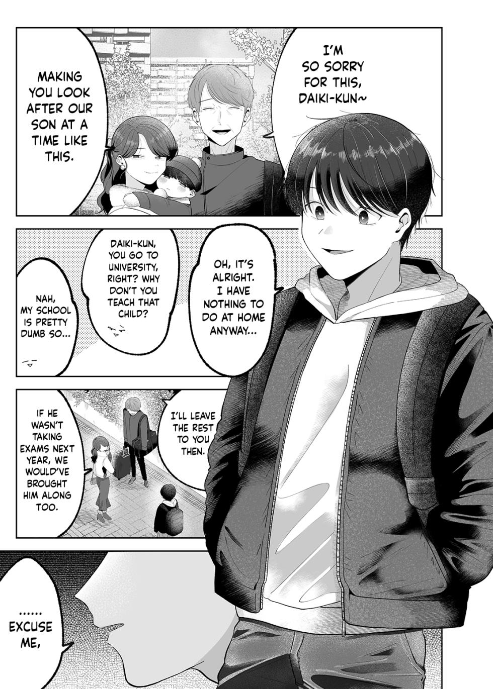 [Aoppanaya (aoP)] Itoko to Issho ni Orusuban ~Fubin Shounen to Doutei Daigakusei no Isshuukan~ | Staying at Home With My Cousin ~A Pitiful Boy and a Virgin University Student’s One Week Together~ [English] {Choco Nanana} - Page 2