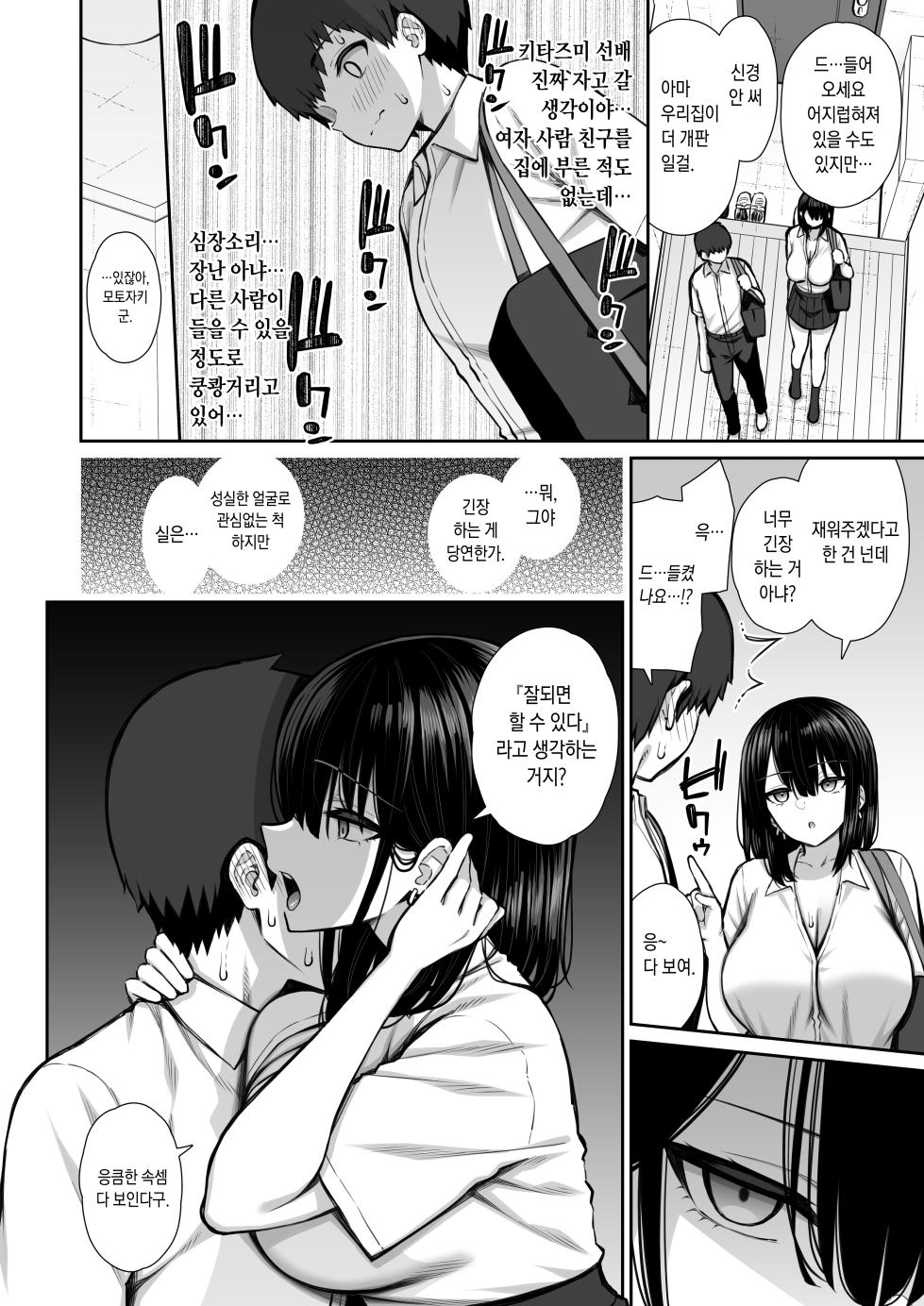 [Izure] Iede Gal na Senpai wa Kantan ni Yarasete Kureru | 가출갸루 선배는 쉽게 대준다 [Korean] - Page 7