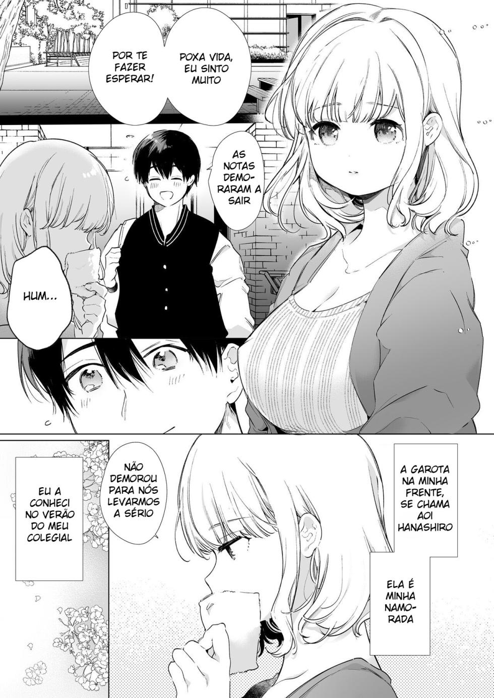 [diletta (Yamamoto Tomomitsu)] Boku no Kanojo wa Yodare ga Oosugiru [Portuguese-BR] [Mundo Hentai] [Digital] - Page 3