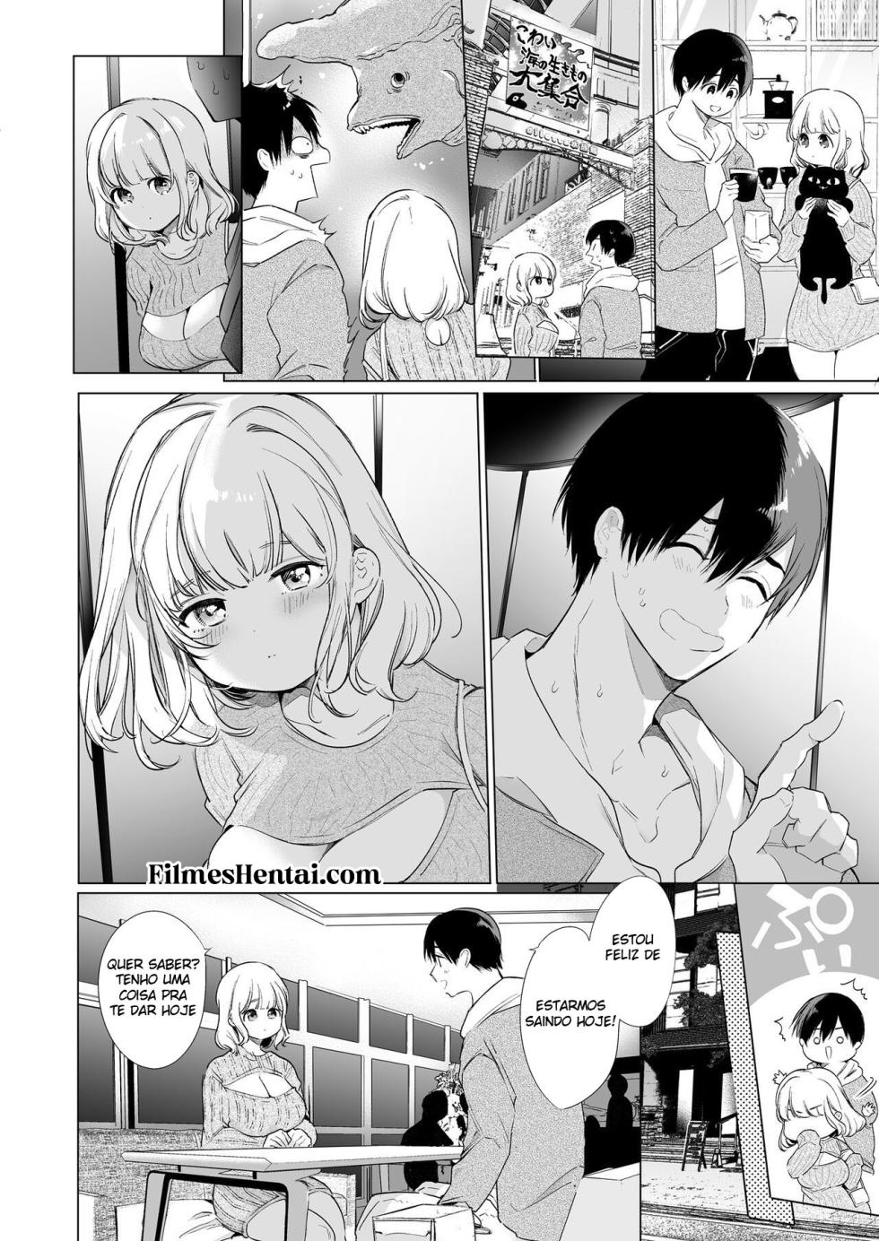 [diletta (Yamamoto Tomomitsu)] Boku no Kanojo wa Yodare ga Oosugiru [Portuguese-BR] [Mundo Hentai] [Digital] - Page 8
