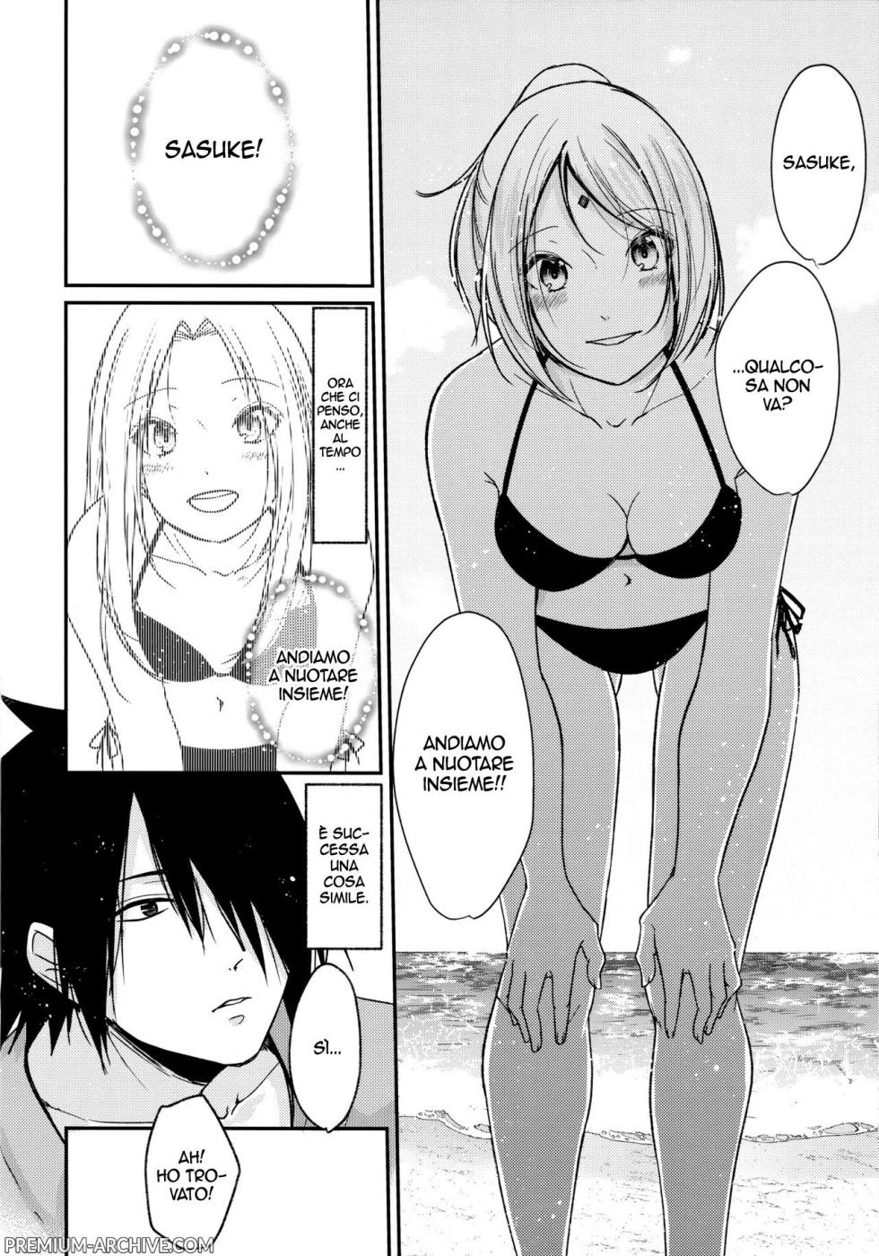 (C94) [Togijiru (OhRin)] Honeymoon Beach | Luna di Miele al Mare (Naruto) [Italian] - Page 12