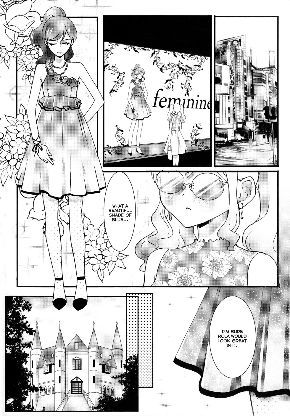 (Geinoujin wa Card ga Inochi! 13) [Furanki (NOTO)] Anata ga Dress o Matottara | When you put on the dress (Aikatsu Stars!) [English] [Lazy Lily] - Page 3