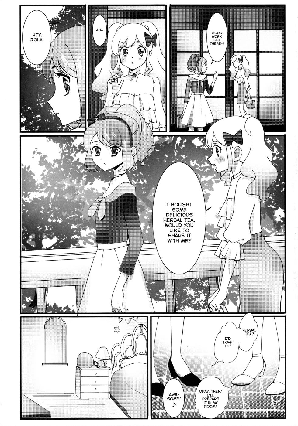 (Geinoujin wa Card ga Inochi! 13) [Furanki (NOTO)] Anata ga Dress o Matottara | When you put on the dress (Aikatsu Stars!) [English] [Lazy Lily] - Page 4