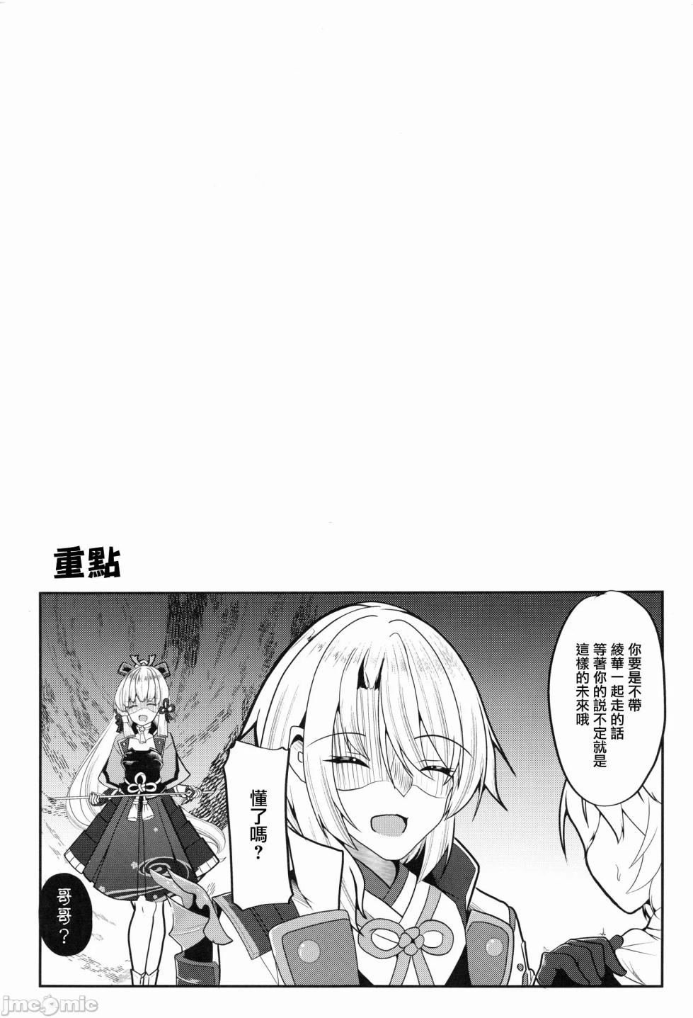 (C102) [Mugen no Sekai (B-ta)] Miren Beyond the marriage of Convenience... | 迷戀 (Genshin Impact) [Chinese] - Page 21