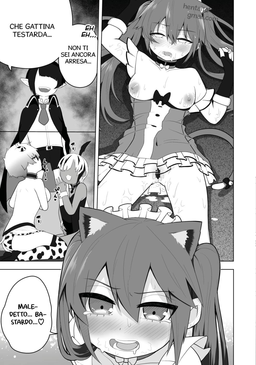 [Amuai Okashi Seisakusho (Ahoge Kinoko)] Shounen Hero Sentai, TS Aigan Petto-ka no Wana! [Italian] [Hentaitaliani] - Page 23