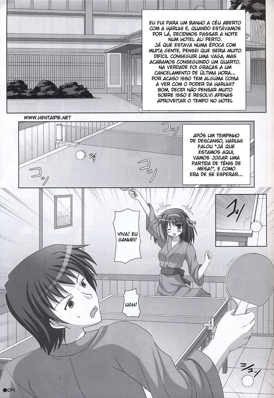 [Turning Point (Uehiro)] Harukyon no Ecchi Hon 5 (The Melancholy of Haruhi Suzumiya) [Portuguese-BR] [hentaipie.net] - Page 4