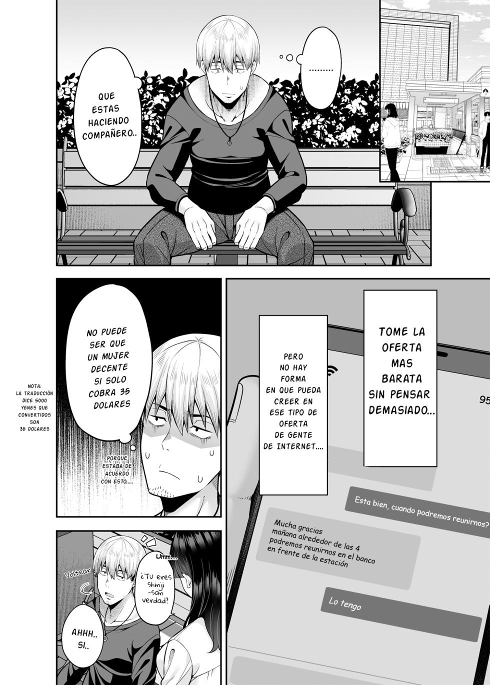 [Fujiya (Nectar)] Gyakuten Enkou ~Ore ga Kawareru Sekai~ | Citas pagadas a la inversa ~ Un mundo donde me pagan por tener sexo [Spanish] [PolyGarde-K] [Digital] - Page 6