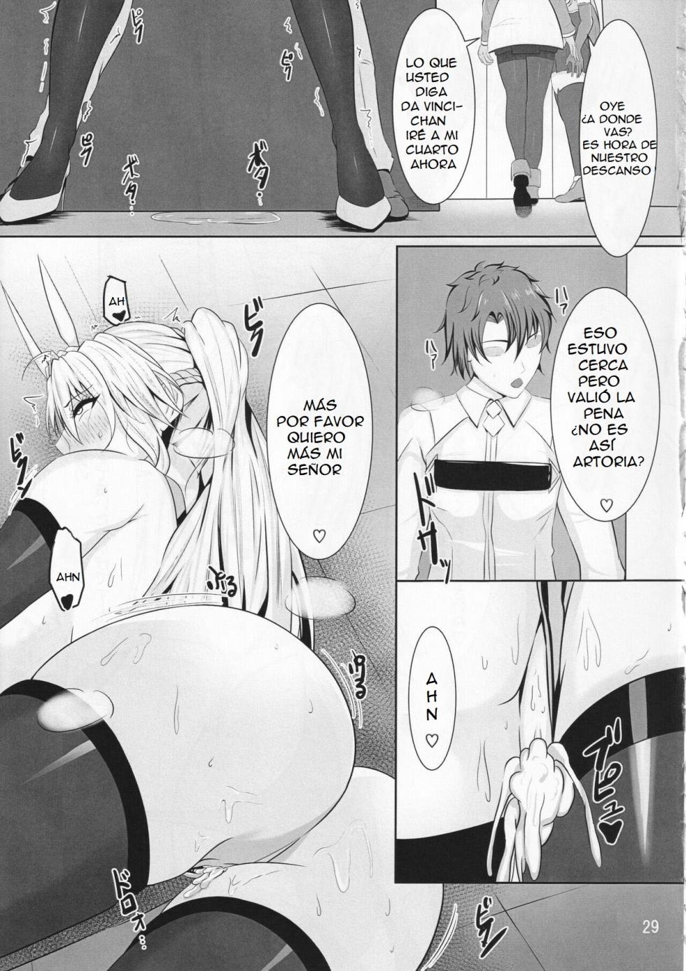 (C102) [HOT Nyuugyou (GaKay)] Bunnyue no Ochite iku Maryoku Kyoukyuu (Fate/Grand Order) [Spanish] [Team Guillotine] - Page 31