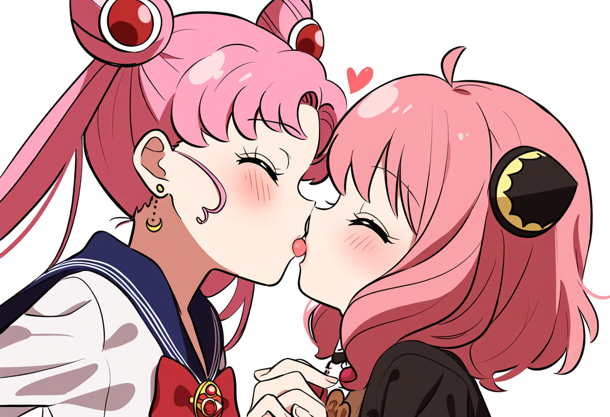 Anya and Chibiusa BBC adventure [AI Generated] - Page 15