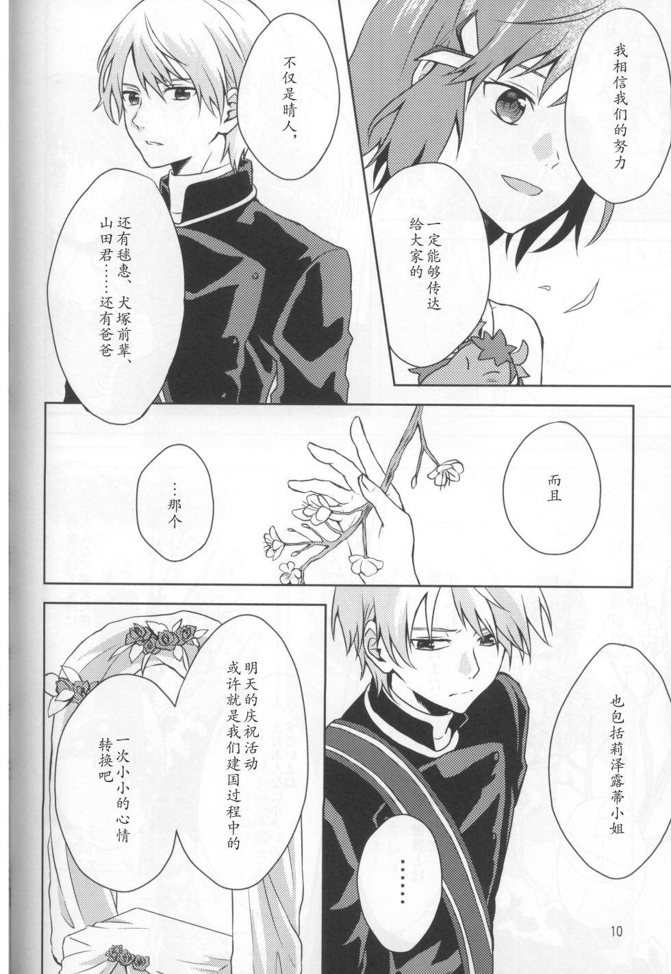 (V-RevolutionIII) [pignon (Bekkou Rico)] Shunmu | Spring Dream (Kakumeiki Valvrave) [Chinese] [礼文sophoN_] - Page 9