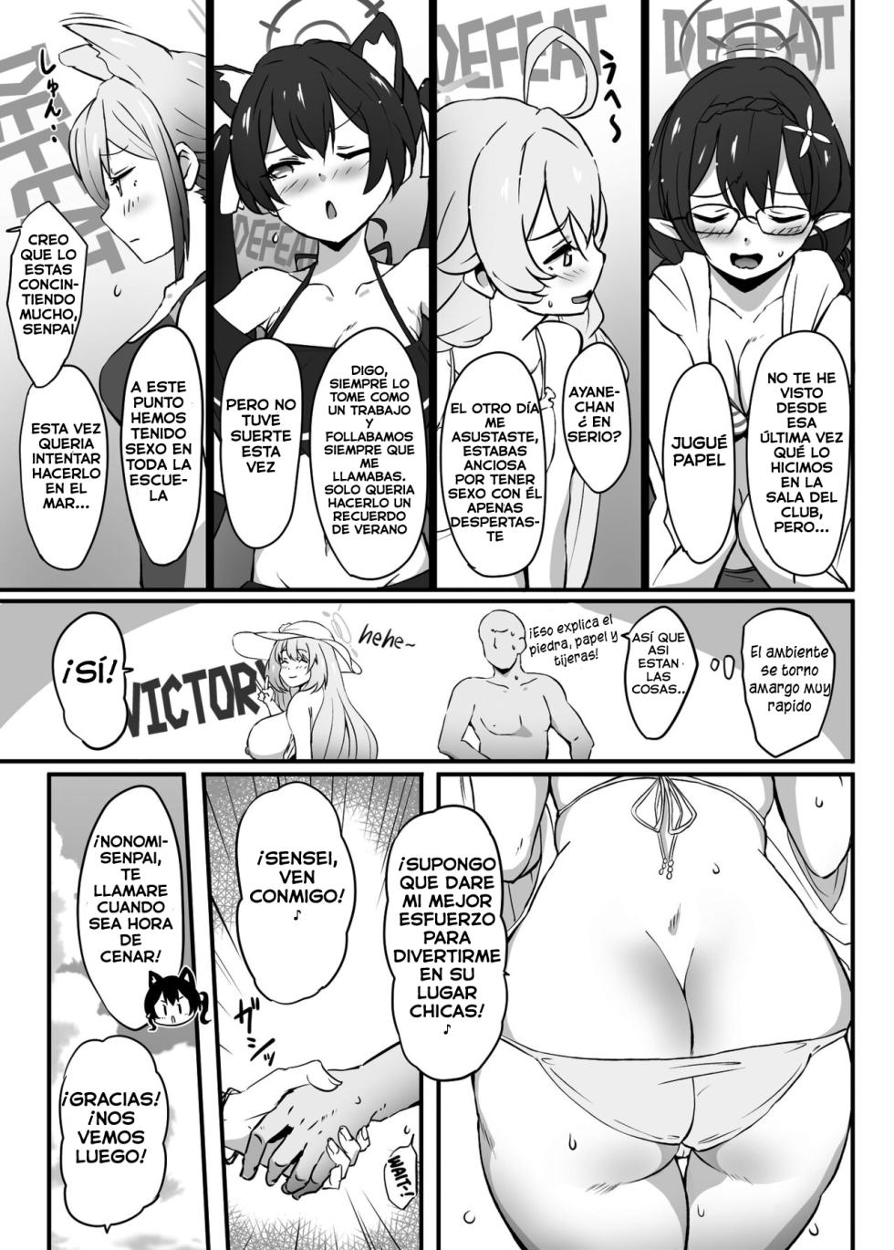 [Point M (Mance)] Zenkoutei Seito "N-DAY" | Las estudiantes mas dedicadas de Sensei (Blue Archive) [Spanish] [Digital] - Page 4