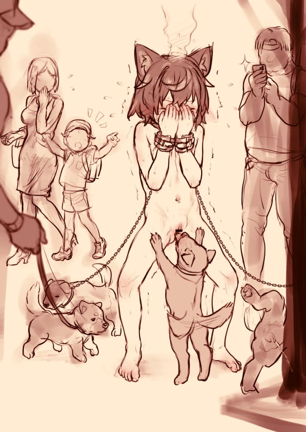 [kurotsuki] neko inu tachie1Z [Chinese] [工口之魂个人汉化] - Page 5