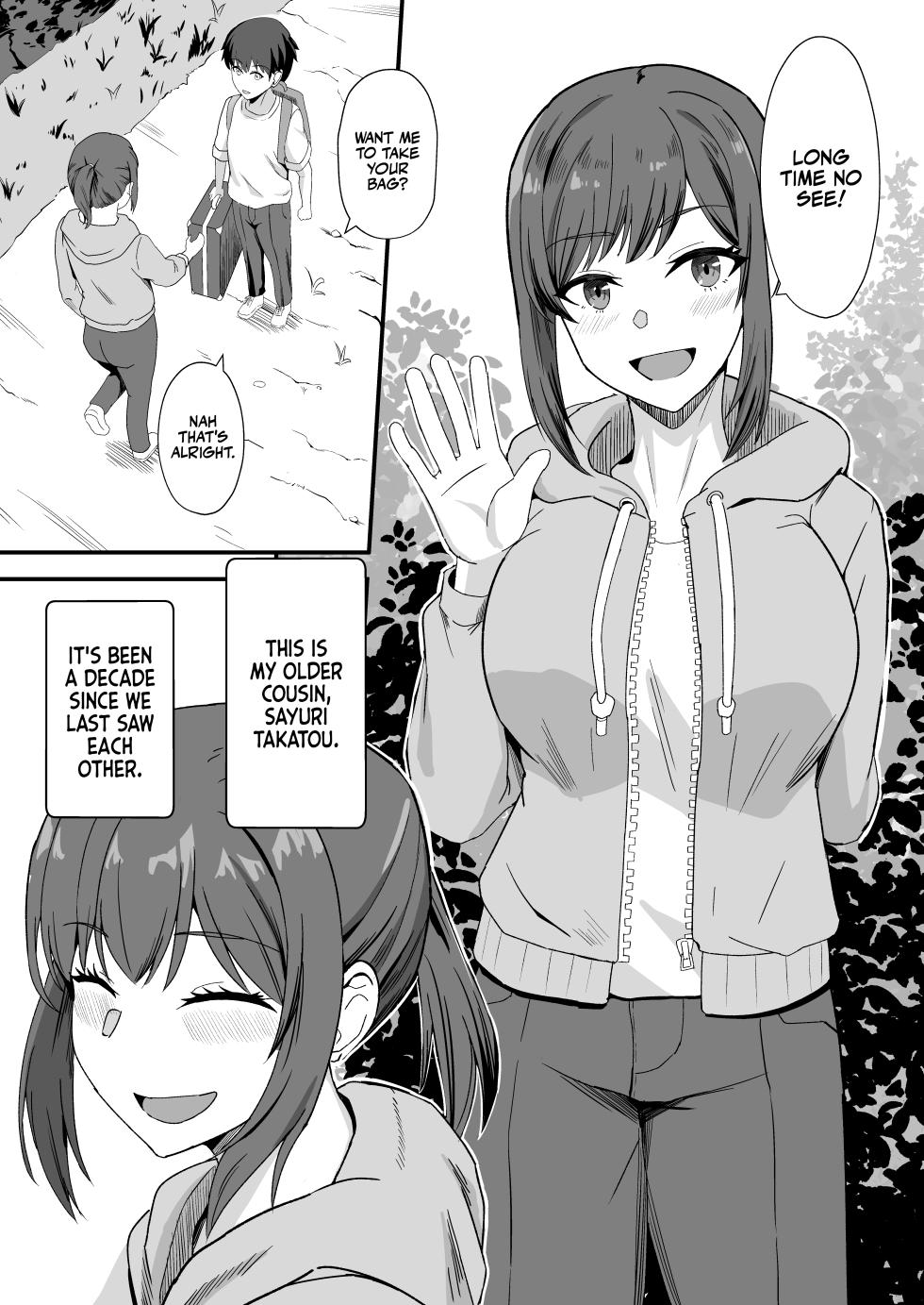 [Home Wrecker (Shinyashiki)] Inaka no Kussai Onee-chan | My Smelly Cousin from the Countryside [English] [korafu] [Digital] - Page 4