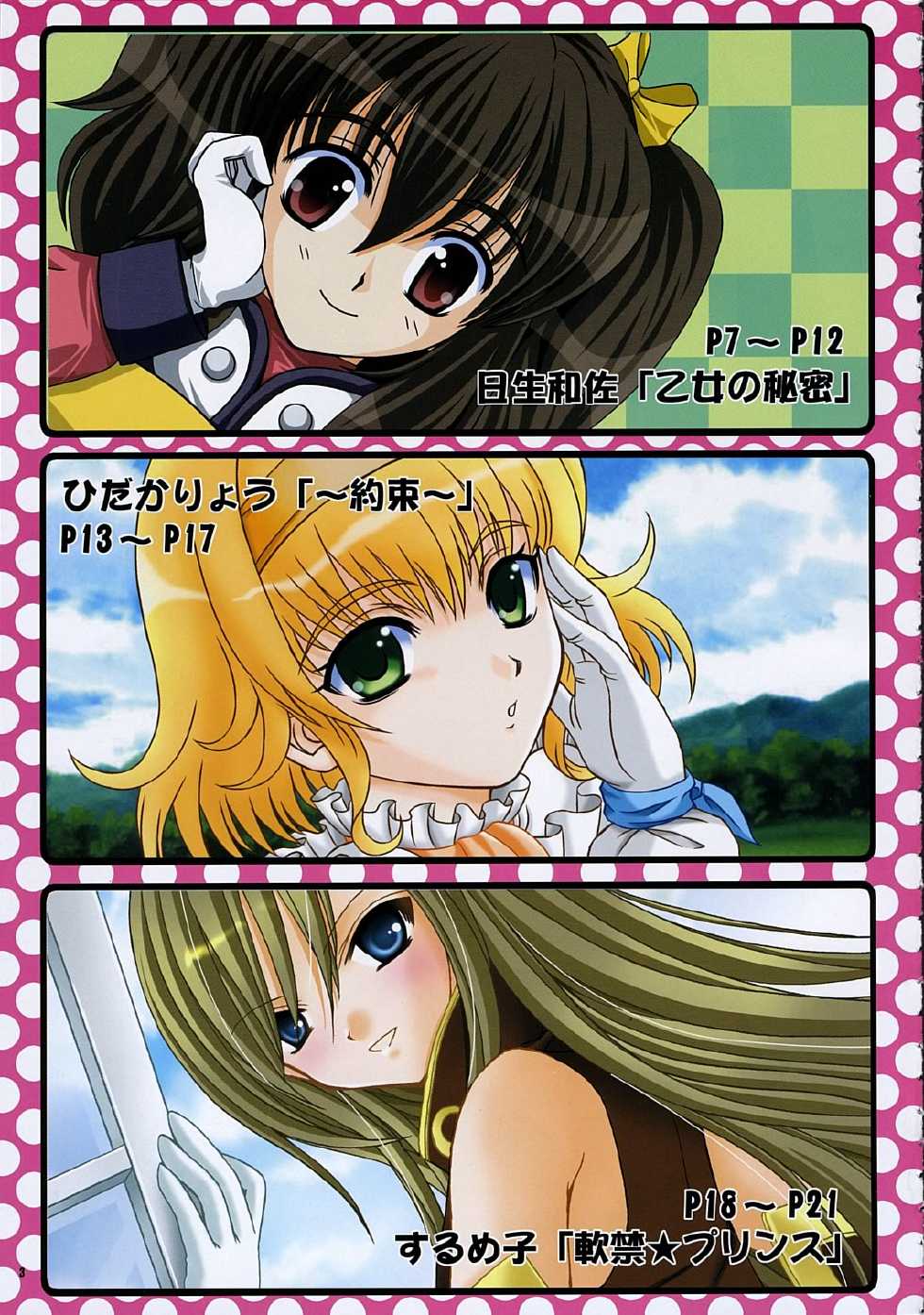 (C69) [Pisces & Surumeya (Hidaka Ryou, Hinase Kazusa, Surumeko)] Replica Lover (Tales of the Abyss) - Page 2