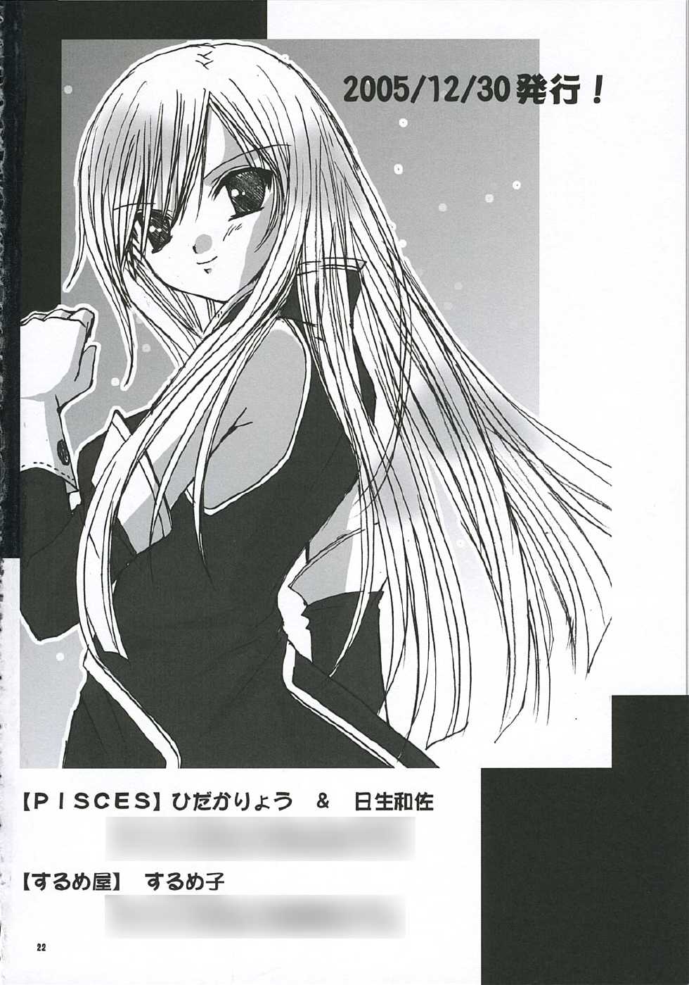 (C69) [Pisces & Surumeya (Hidaka Ryou, Hinase Kazusa, Surumeko)] Replica Lover (Tales of the Abyss) - Page 21