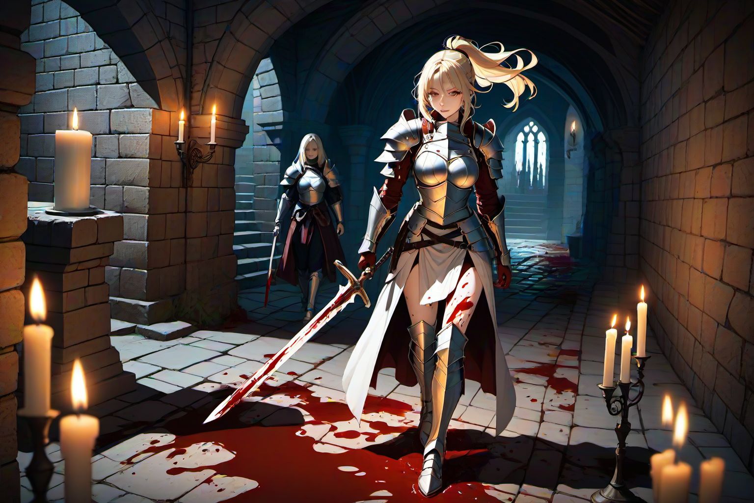 堕入暗黑地牢 [血腥版] [Fall into the dark dungeon][Guro version] [AI Generated] - Page 6