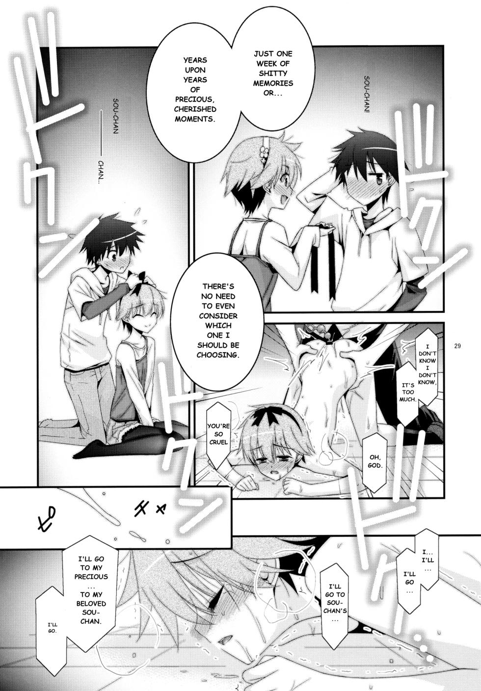 (C88) [Kouyadou (Mizuki Eimu)] Anoko ga Aitsu no Omocha ni Natta Hi - Kitagawa Mao Hen The Day That Girl Became His Plaything Mao Kitagawa [English] - Page 28