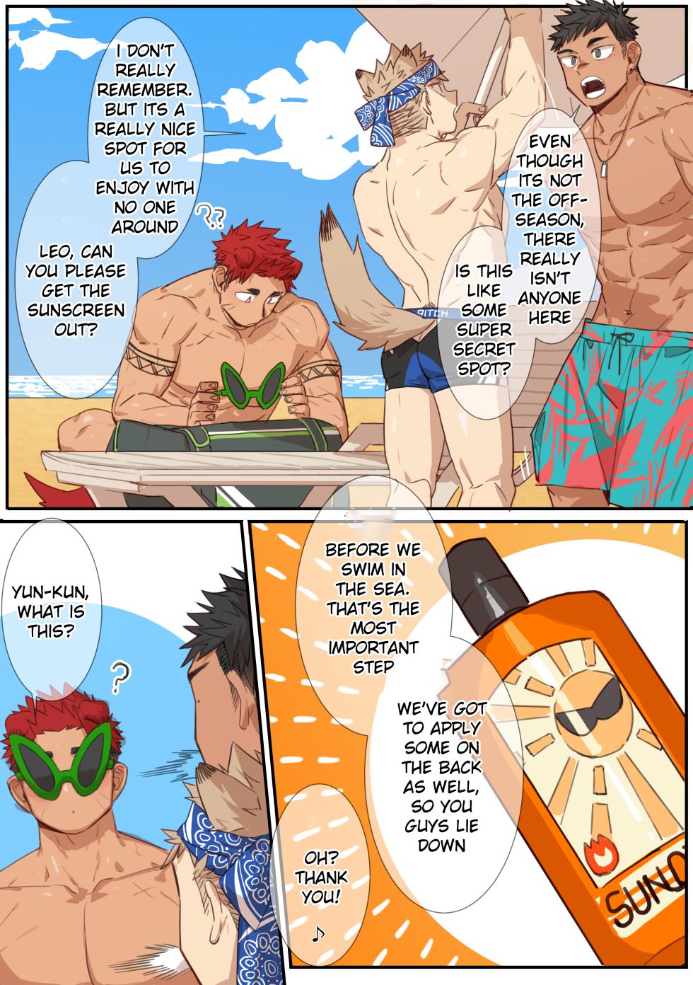 [Gondom] Pixiv FANBOX 34-35 BEACH [Eng] [UNCENSORED] - Page 2