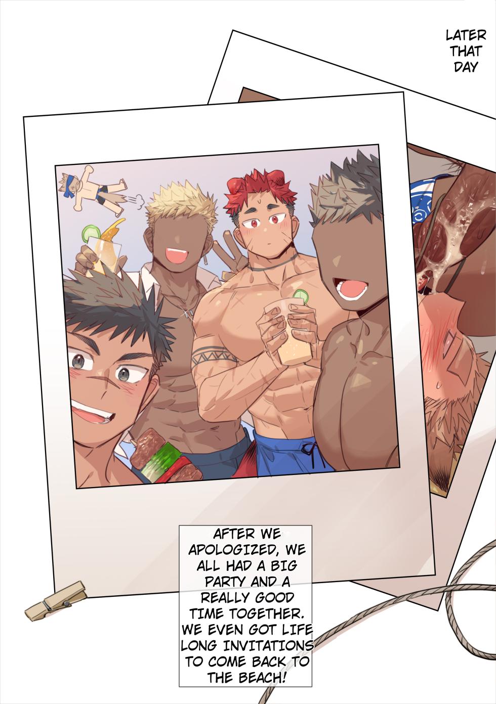 [Gondom] Pixiv FANBOX 34-35 BEACH [Eng] [UNCENSORED] - Page 19