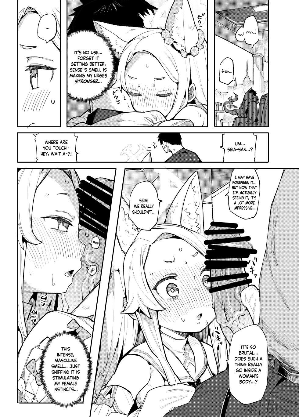 [Henry Plaza (Henrybird)] Mesu Kitsune wa Ecchi na Mirai o Mite shimatta | The Vixen Has Foreseen A Lewd Future (Blue Archive) [English] [Douzo Lad Translations] [Digital] - Page 6