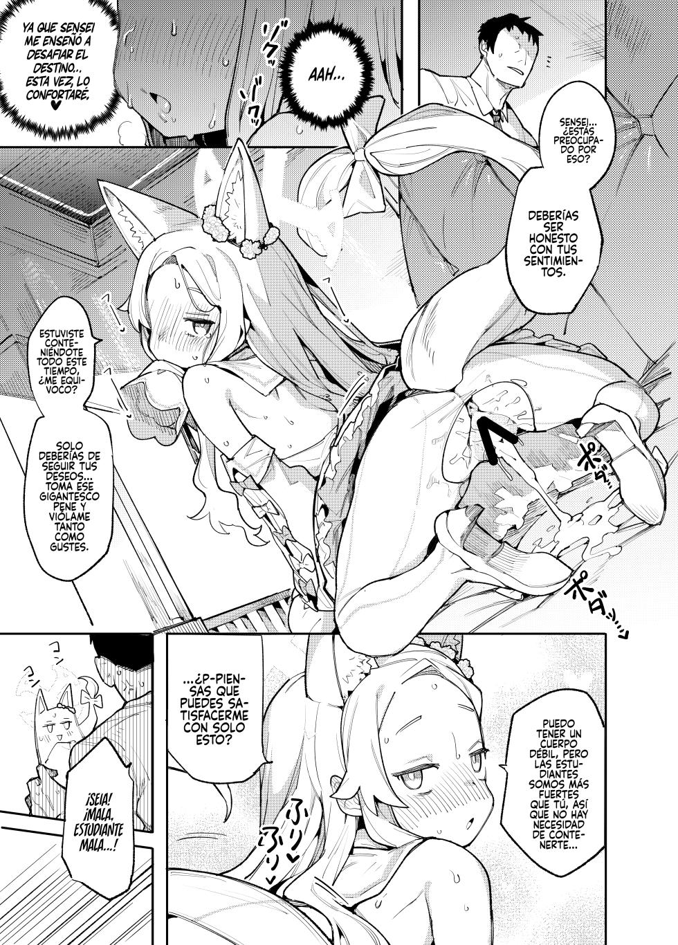 [Henry Plaza (Henrybird)] Mesu Kitsune wa Ecchi na Mirai o Mite shimatta (Blue Archive) [Spanish] [Rakuen Translations] [Digital] - Page 16