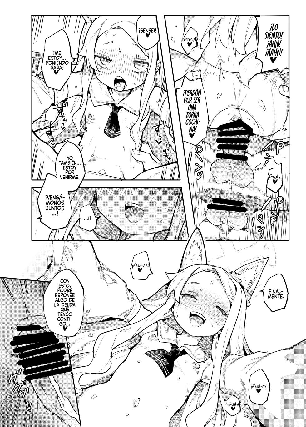 [Henry Plaza (Henrybird)] Mesu Kitsune wa Ecchi na Mirai o Mite shimatta (Blue Archive) [Spanish] [Rakuen Translations] [Digital] - Page 19
