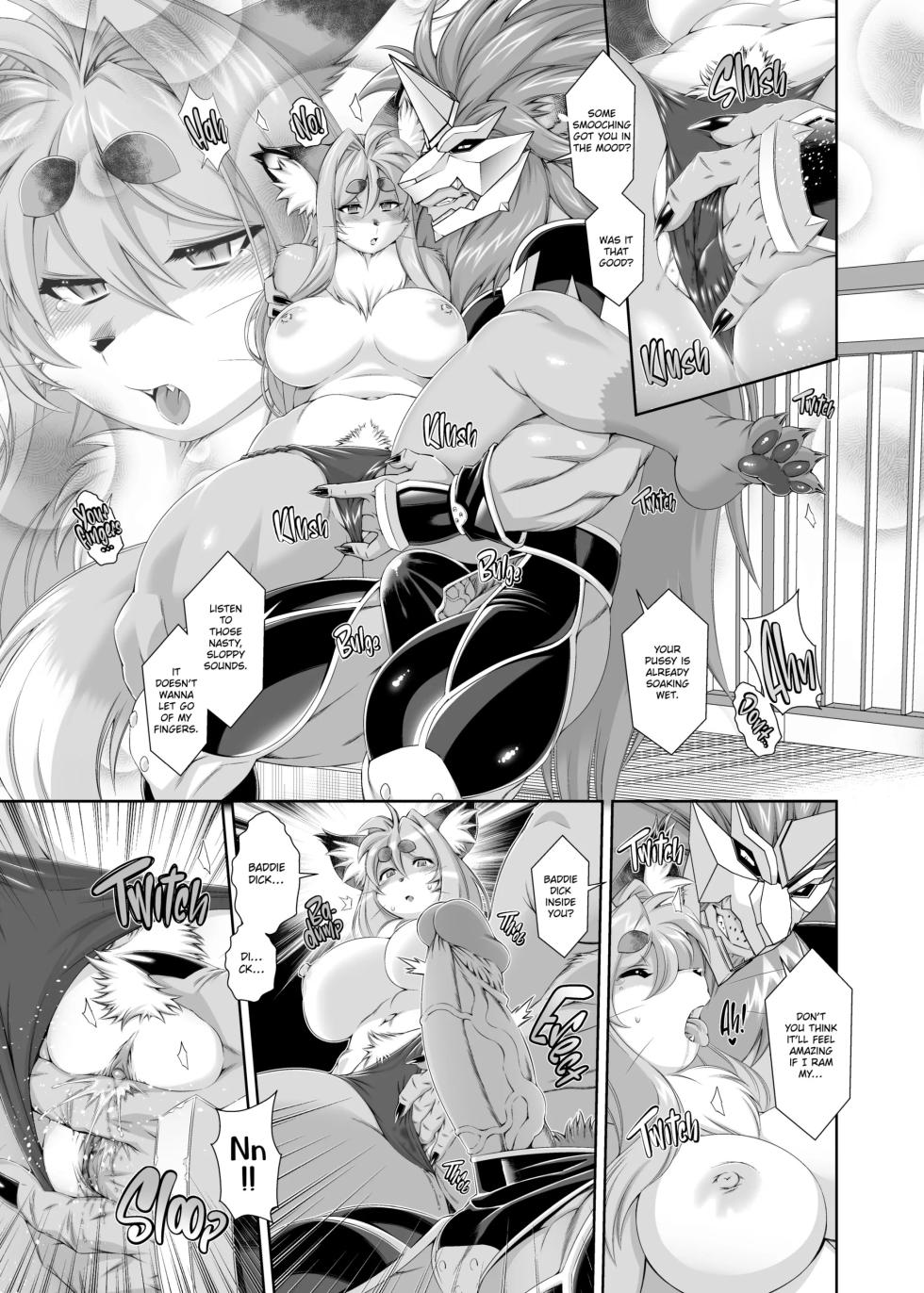 (Kemoket 12) [Sweet Taste (Amakuchi)] Mahou no Juujin Foxy Rena 17 (English) (Decensored) - Page 14