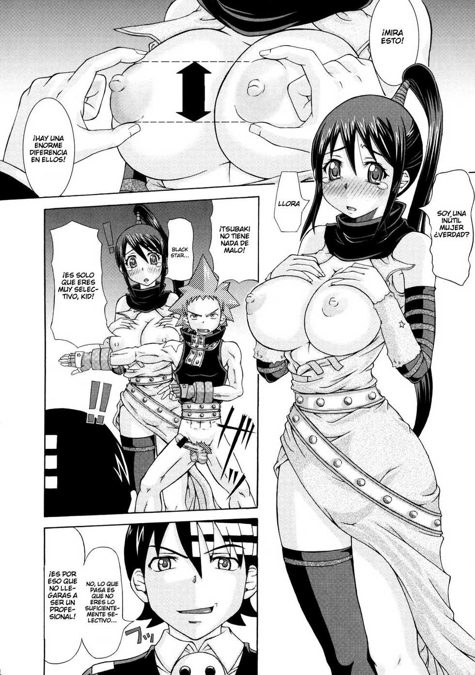 (C77) [Rabbit Labyrinth (Namikaze Rankuu)] RABI&times;2 3rd Ch. 1 (Soul Eater) [Spanish] - Page 9