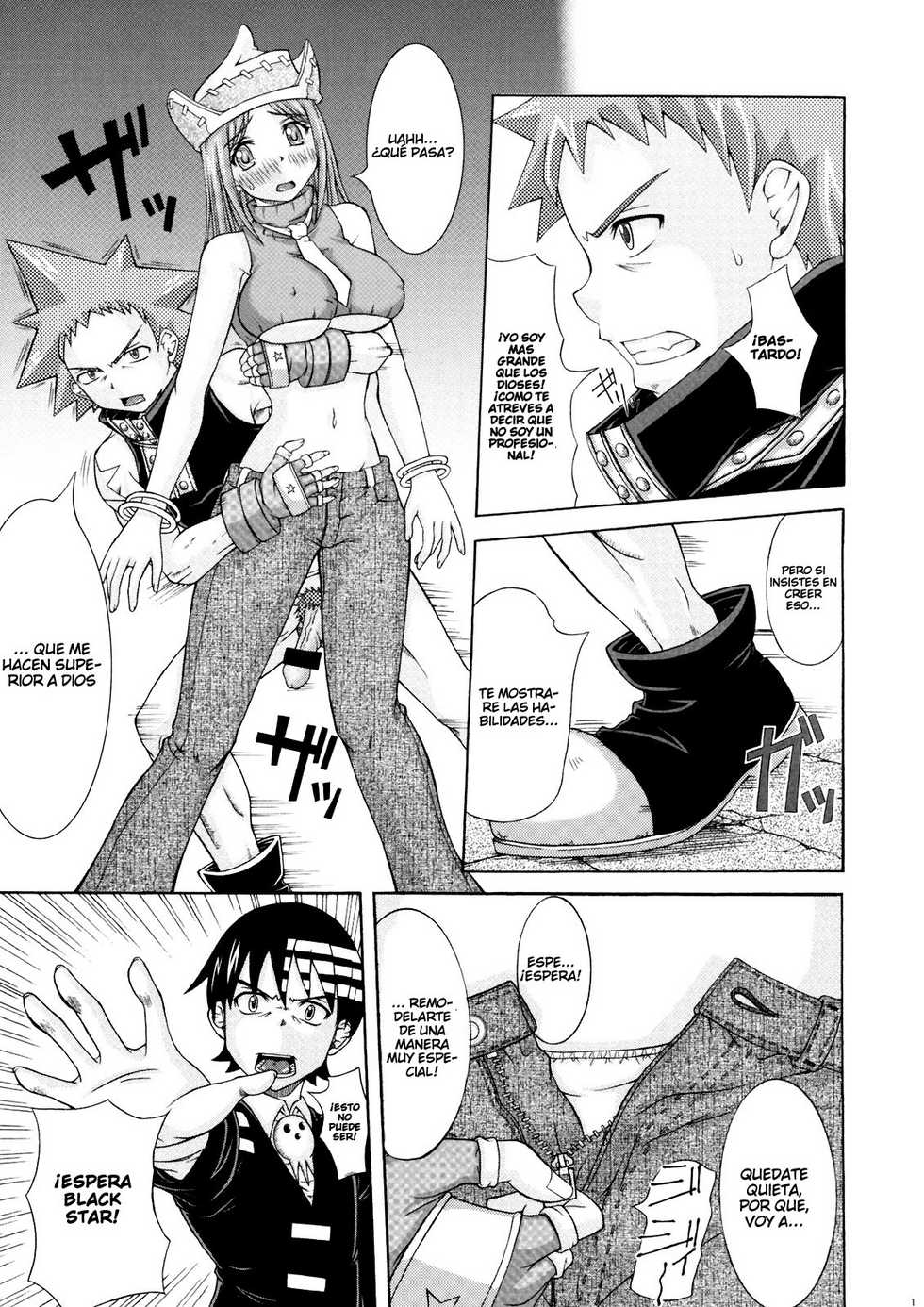 (C77) [Rabbit Labyrinth (Namikaze Rankuu)] RABI&times;2 3rd Ch. 1 (Soul Eater) [Spanish] - Page 10