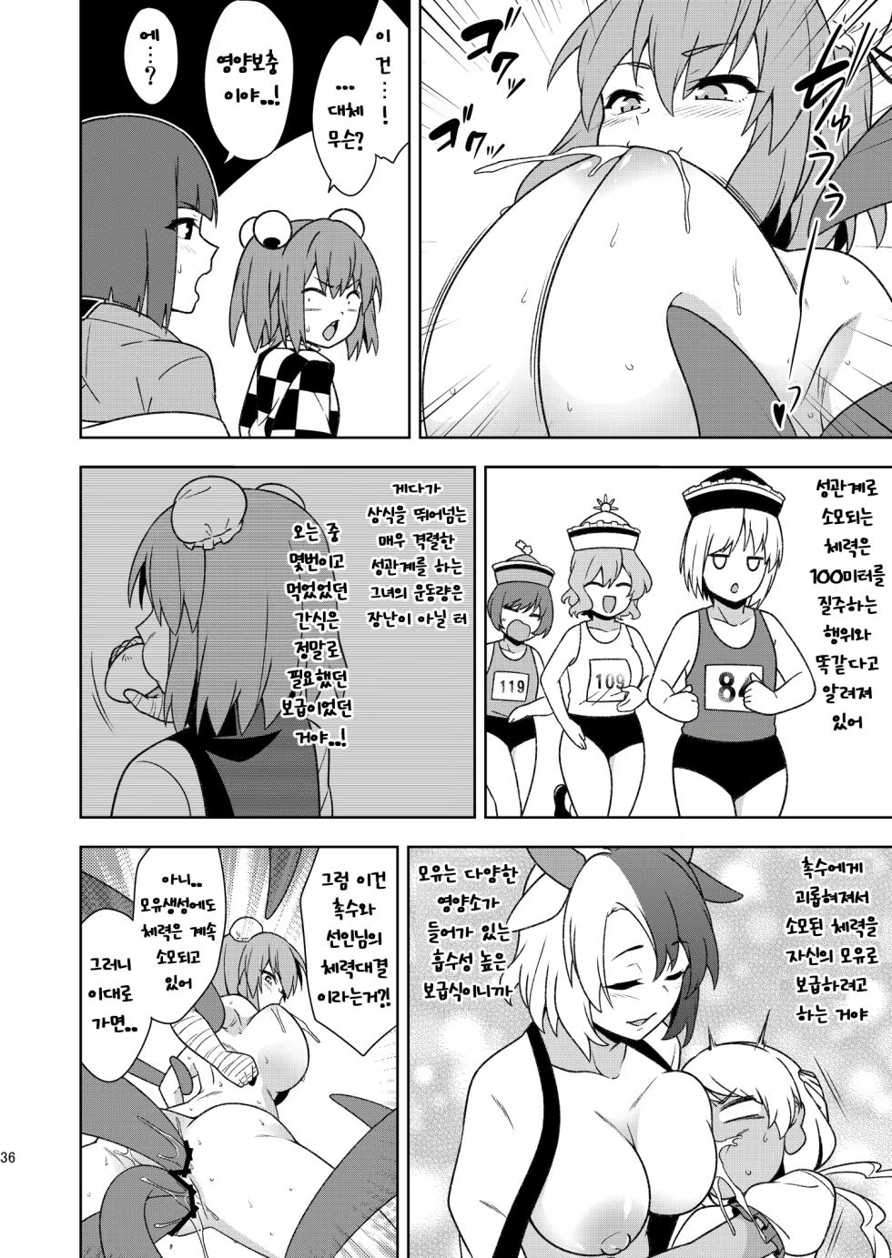 [Zenoside (Zeno)] Butou bouchuujutsu retsuden in Pi musou l 무투방중술열전 음란핑크무쌍 (Touhou Project) [Korean] [Digital] - Page 35