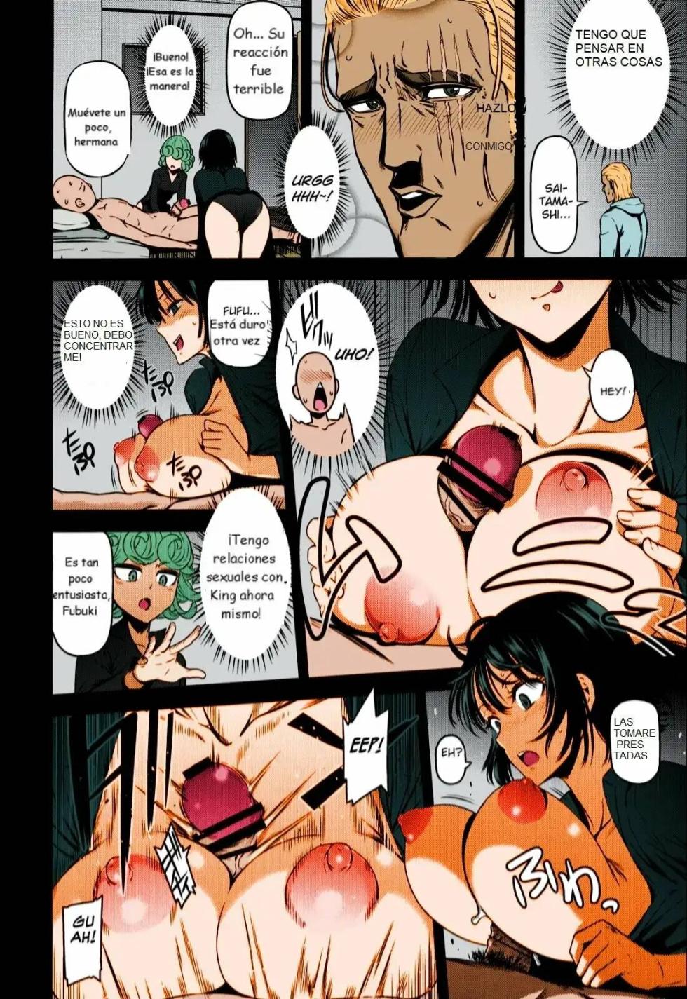 (C90) [Kiyosumi Hurricane (Kiyosumi Hurricane)] ONE-HURRICANE 4 (One Punch Man) [Spanish] [Colorized] - Page 13