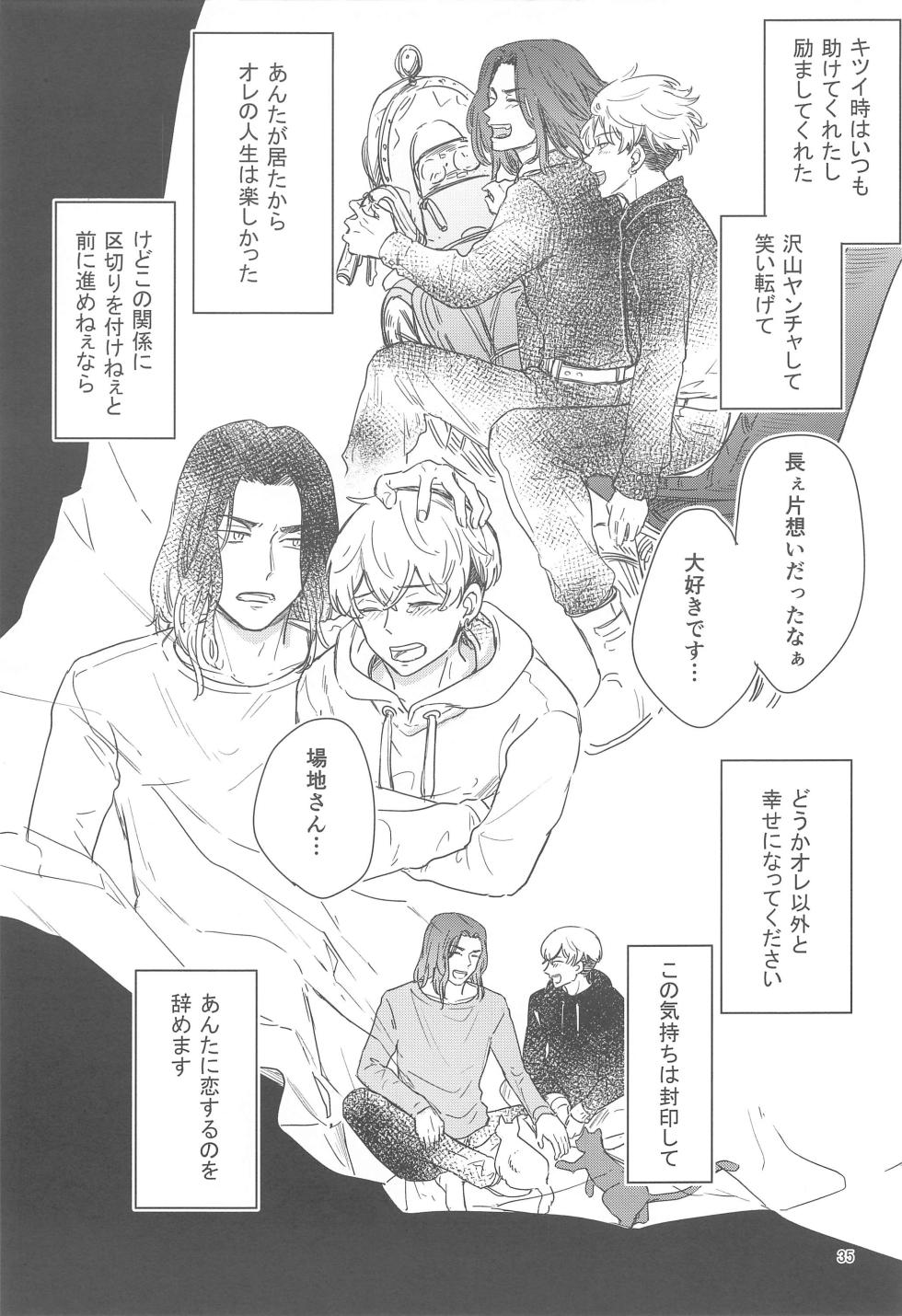 (Waratte Naite I Love You JB2023) [Blue Choco (Kukuku)]  Juuninen Goshi no Zenpen  (Tokyo Revengers) - Page 34