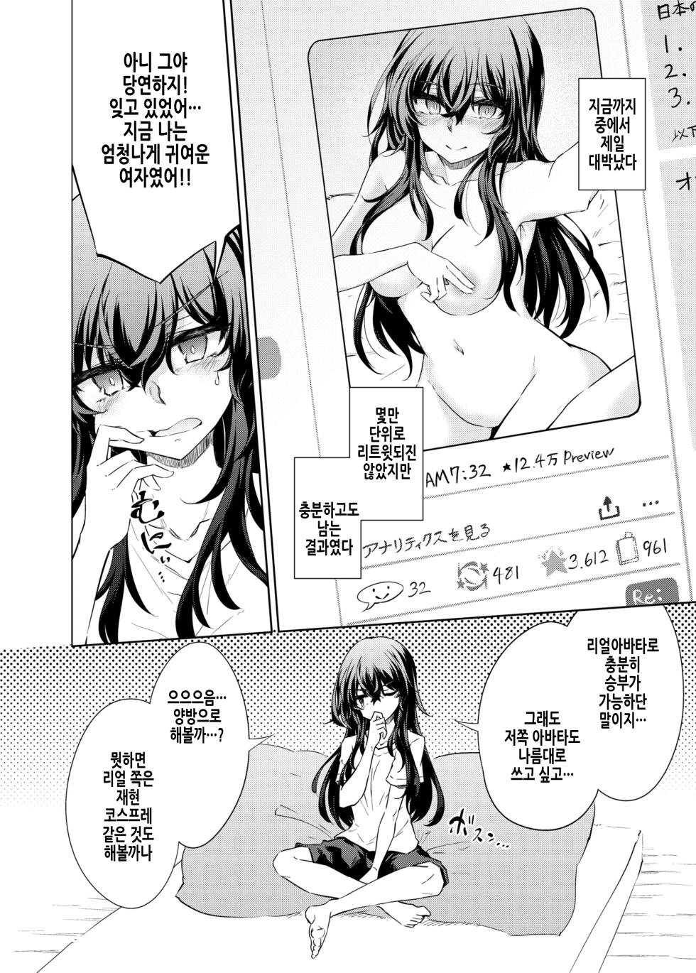 [GAULOISES BluE (Amano Chiharu)] VR mo Real mo TS Mesu ni Narimashita. 2 | VR도 리얼도 TS암컷이 되었습니다. 2 [Korean] [Digital] - Page 8