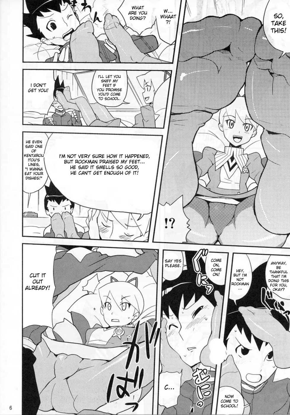 (C71) [Zenra Restaurant (Heriyama)] Sukisuki Bokurano Drill Iinchou (Mega Man Star Force) [English] [DesuDesu] - Page 5