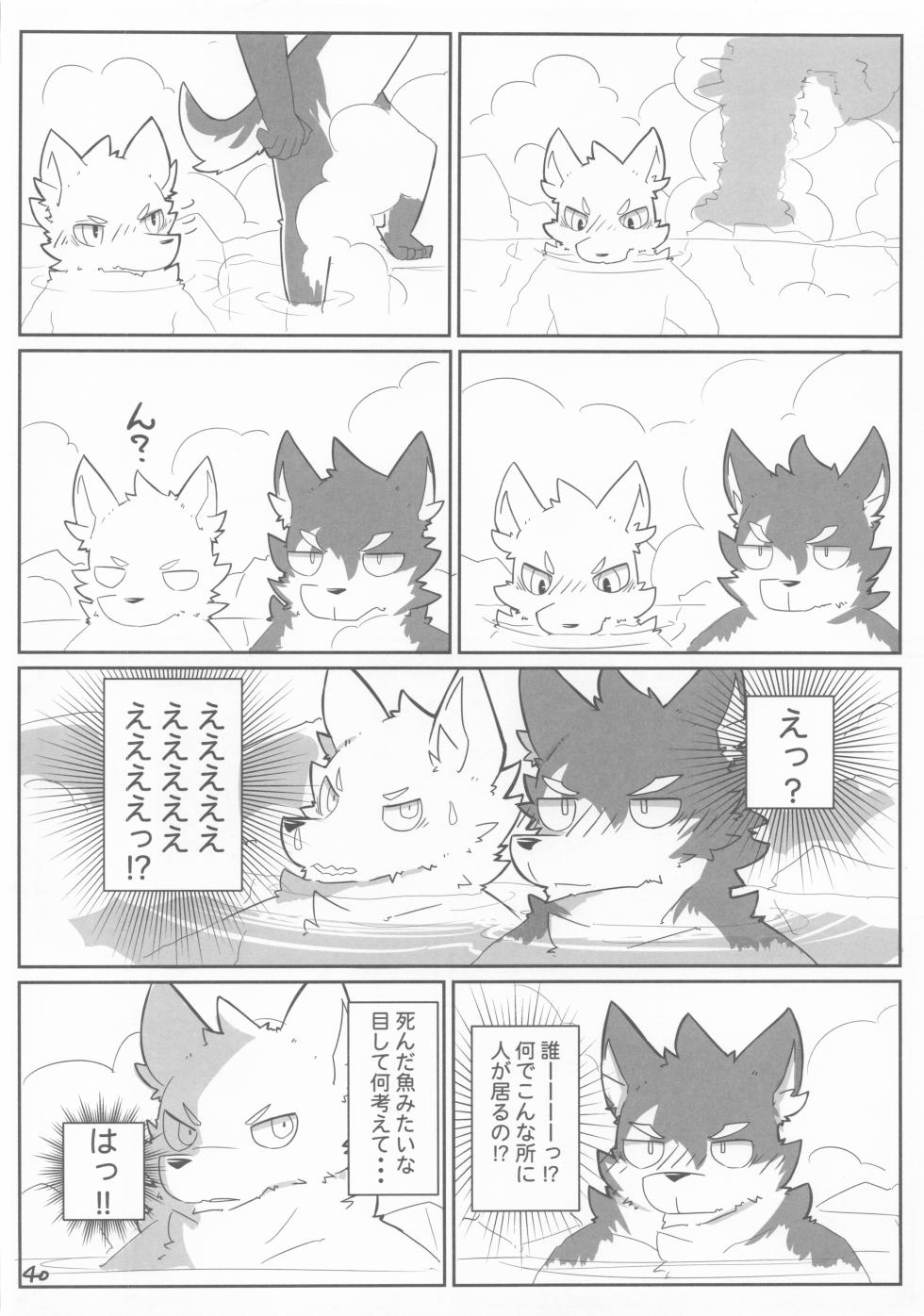(Kemoket 6) [Higuma Puzzle (Various)] Furo Hon! - Page 39
