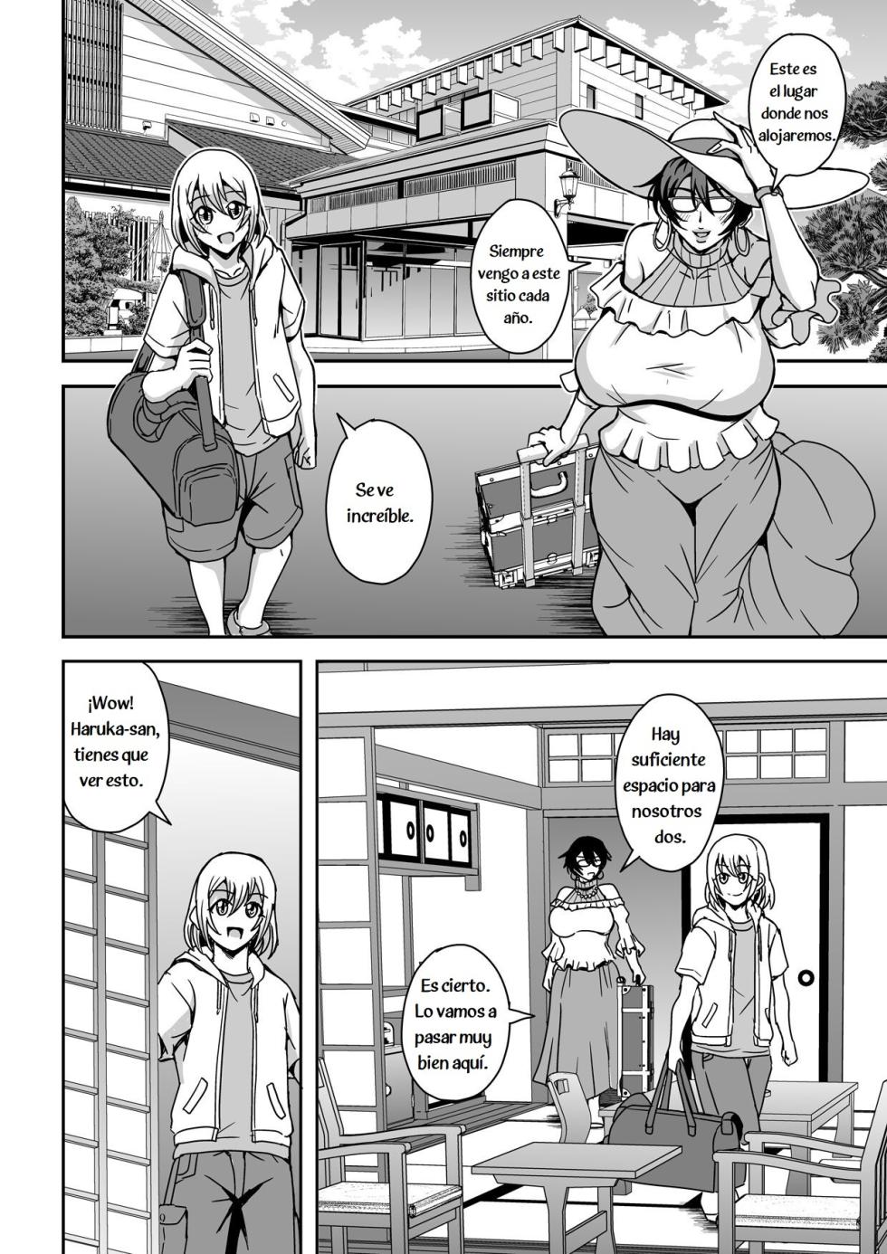 [MEAN MACHINE (Mifune Seijirou)] Arofour Dokushin BariCare Oba-san ga Yuujin no Musuko demo Aru Toshishita Danshi to no Kankei ni Hamaru Hanashi 2 Onsen Ryokou Hen [Spanish] [Digital] - Page 19