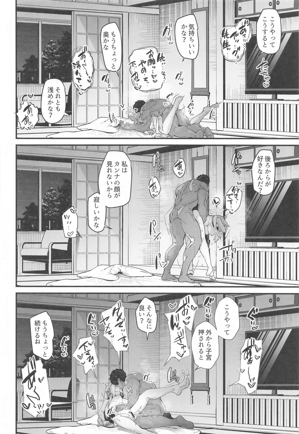 (C103) [Mori no Michi (Mori Sinrisk)] Kyouken (Blue Archive) - Page 21