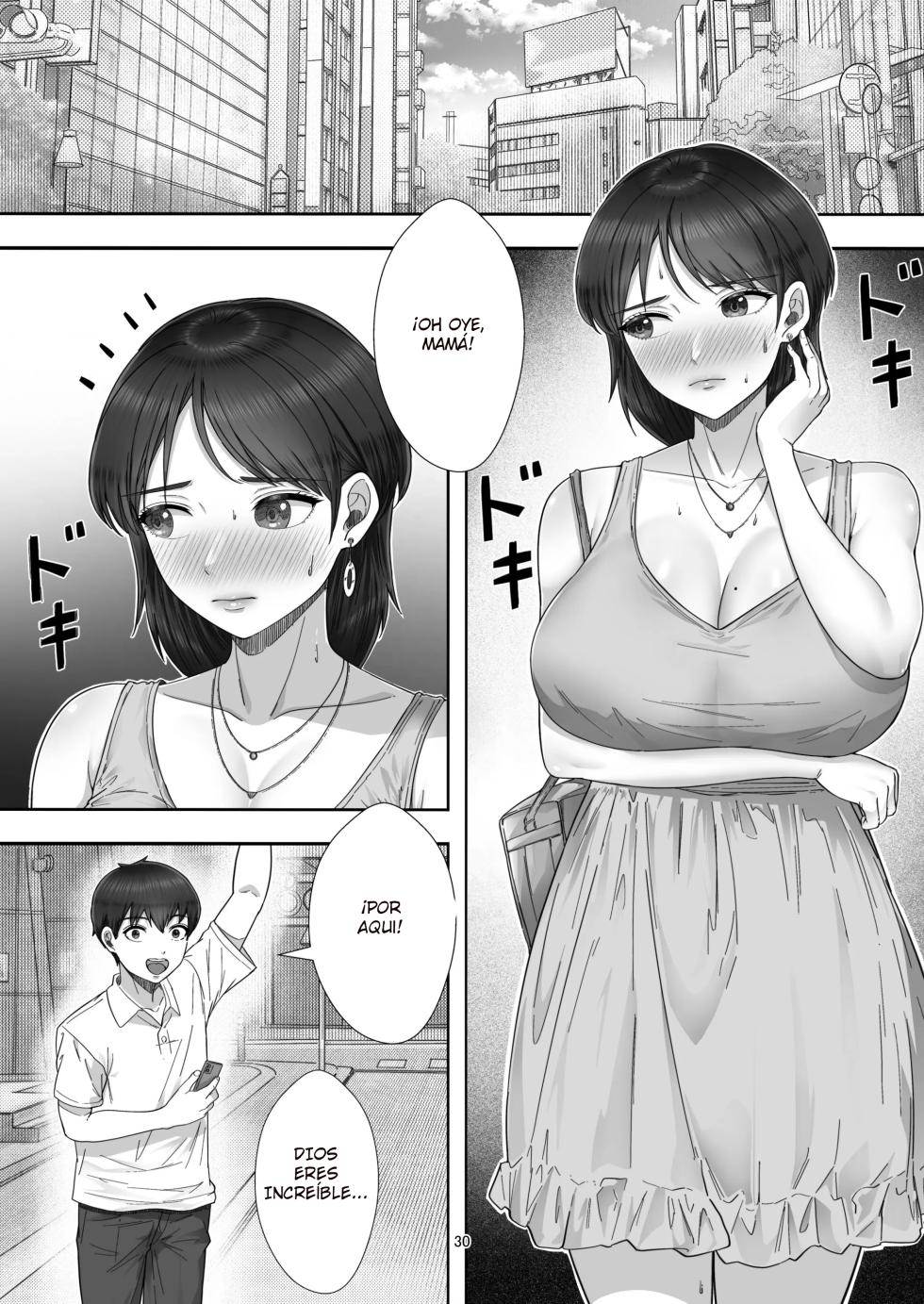 [Tarobaumu] DeliHeal Yondara Gachi no Kaa-chan ga Kita Hanashi | Cuando pedi una prostituta, mi mama aparecio [Spanish] [SrTraduc] - Page 28