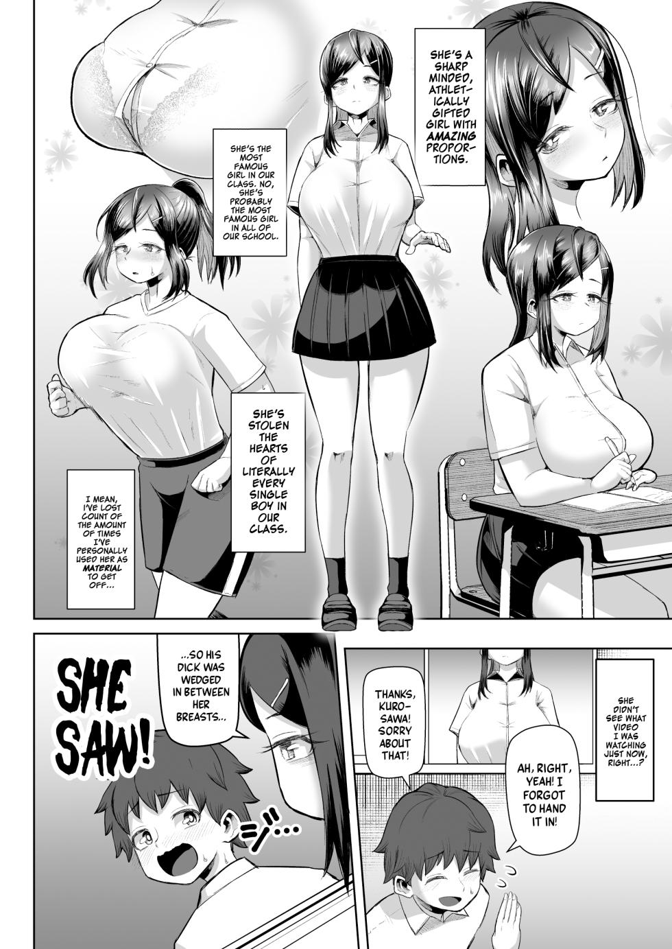 [Moriya (Tenkomori)] Naze ka Paizuri Shite Kureru Classmate | My Classmate Who Gives Me Titjobs For Some Reason [English] [A Cool Person] - Page 5