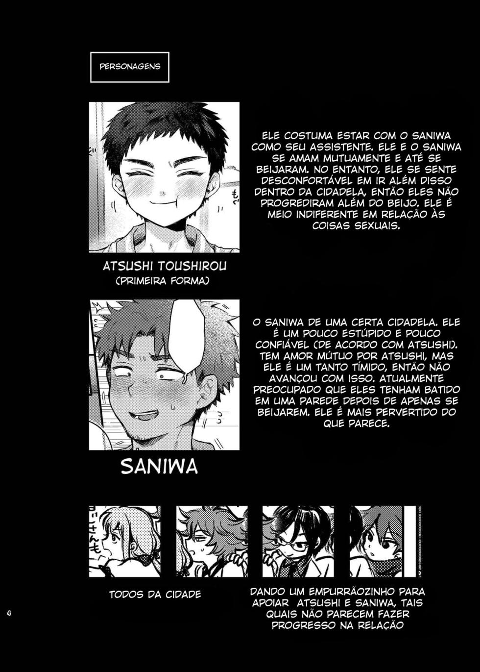 [Ebiharami (Yoruge)] Taishou, Nani mo Shinakute Ii no ka? (Touken Ranbu) [Portuguese-BR] [Digital] - Page 3