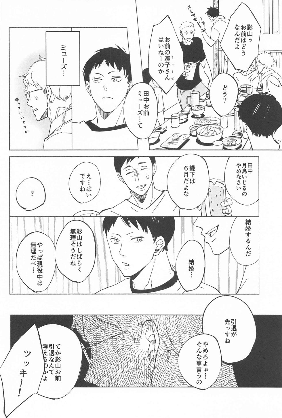 (RTS!! 38) [Nurenezumi (Sato Ichi)] Ketsui no Katachi (Haikyuu!!) - Page 24