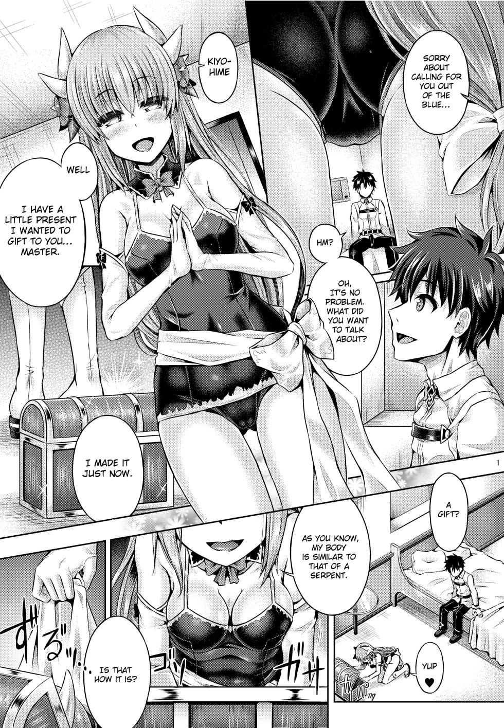 [Dschinghis Khan no Tamanegi wa Ore no Yome (Taniguchi-san)] Master ga Kiyohime ni Kigaetara - Trans Sexual Ficton Story (Fate/Grand Order) [English] [Decensored] [Digital] - Page 2